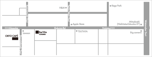 オルトカフェ地図